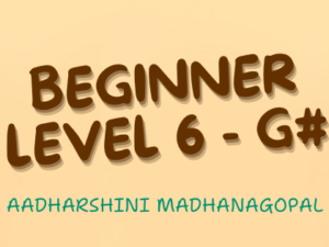 BEGINNER LEVEL 1 - G# (5)
